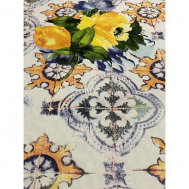 TABLECLOTH WITH BREAKFAST PRINTING