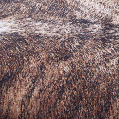 COWHIDE tappeto marone