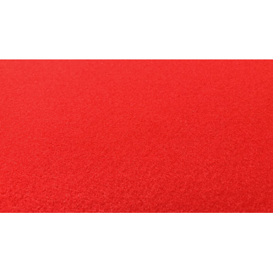 Guida passatoia in feltro spessore 3 mm tinta unita rosso h. cm 100