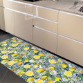Pvc decorative carpet with Vietri majolica effect with lemons