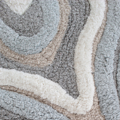 Grey Dune Sobel 100% cotton bathroom carpet