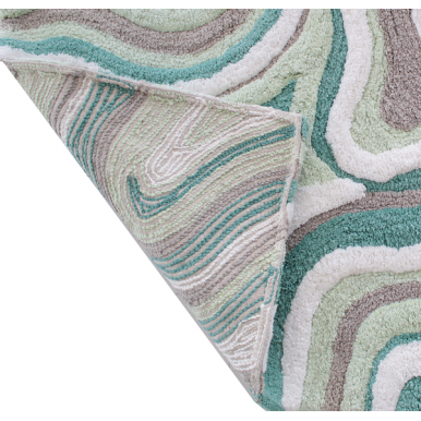 Green Dune Sobel 100% cotton bathroom carpet