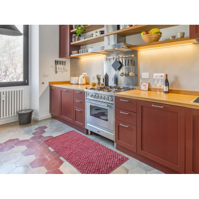 Prisma Red kitchen and furnishing carpet