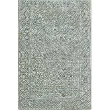 Stintino grey 100% cotton bathroom rug