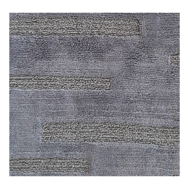 Bathroom rug Lines 100% indigo cotton