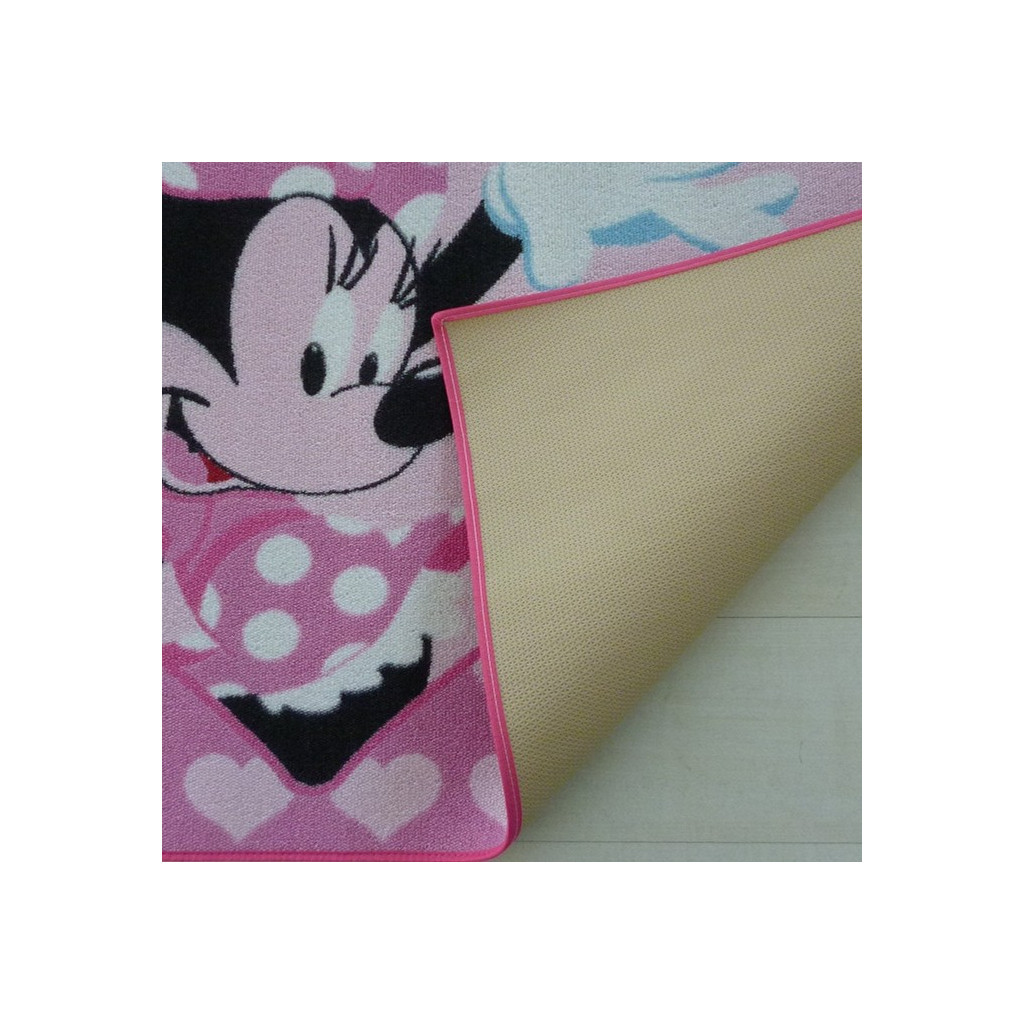 Tappeto antiscivolo da camera per bambina Disney Minnie Mouse 80x120cm 3473 
